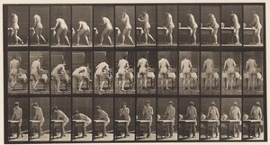 Tallerken 435. Strykeklær av Eadweard Muybridge
