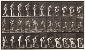 Tallerken 446. Fylle kanne på bakken fra vannkrukke av Eadweard Muybridge