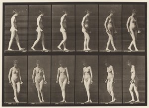 Plate 47. Gå og snu seg rundt av Eadweard Muybridge