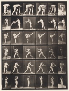 Plate 526. A, Løftekule; B, Tømme bøtte med vann av Eadweard Muybridge