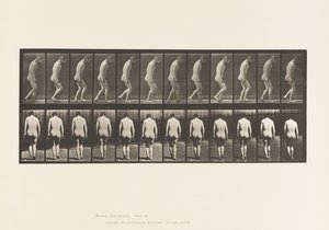 Plate 558. Paraplegi; Delvis; Gående, 1885 av Eadweard Muybridge