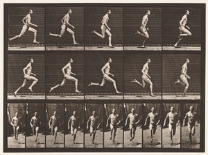 Plate 60. Løping på en halvmils gang (sko) av Eadweard Muybridge