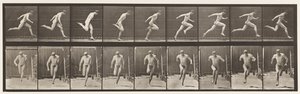 Plate 68. Running, 1872-1885 av Eadweard Muybridge