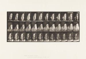 Plate 72. Løpende, ledende barn (70) i hånden av Eadweard Muybridge