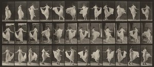Plate nummer 192. Dans (elegant) av Eadweard Muybridge