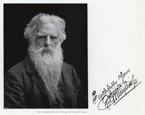 Portrett av Eadweard Muybridge (s/hvitt bilde) av Eadweard Muybridge
