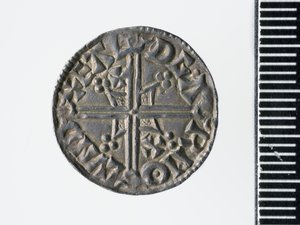 Penny of Æthelred II, London mynte, 978 (sølv) (revers av 3706818) av Ealdgar Ealdgar