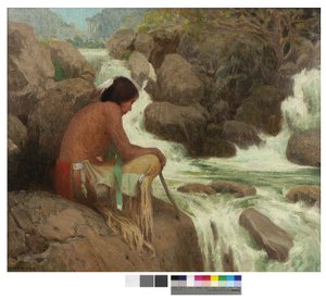Hondo Falls, 1907 av Eanger Irving Couse