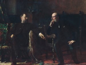Finansieringsforslaget, 1881. av Eastman Johnson