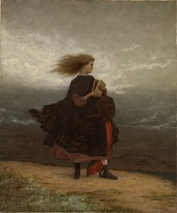 Jenta jeg etterlot meg, ca. 1872. av Eastman Johnson