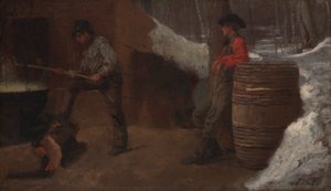 The Sugar Camp (også kjent som Making Maple Sugar eller Susan Ray av Eastman Johnson
