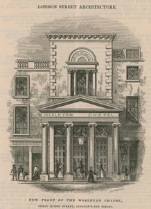 Ny front av Wesleyan Chapel, Great Queen Street, Lincoln