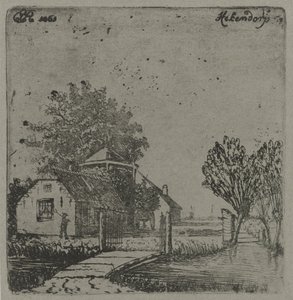 Utsikt over Hekendorp Hekendorp (tittel på objekt) av Eberhard Cornelis Rahms