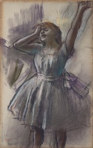 Danser strekker seg av Edgar Degas