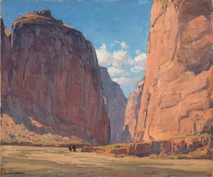Canyon Portal, ca. 1935 (olje på lerret) av Edgar Alwin Payne