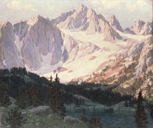 Innsjø i High Sierra (olje) av Edgar Alwin Payne