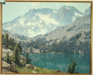Sierra Lake (olje på lerret) av Edgar Alwin Payne