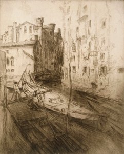 Den jødiske gettoen i Venezia, 1906.