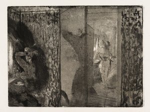 Skuespillerinner i garderobene sine av Edgar Degas