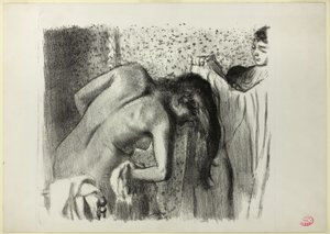 After the Bath (stor versjon) av Edgar Degas
