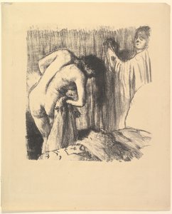 Etter badet III, 1891-92. av Edgar Degas