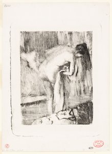 Etter badet II av Edgar Degas