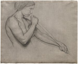 Engel som blåser i trompet av Edgar Degas