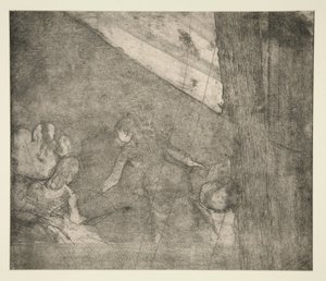 At the Ambassadeurs, ca. 1877 (etsing, akvatint og tørrnipp) av Edgar Degas