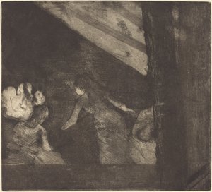 På Cafe des Ambassadeurs av Edgar Degas