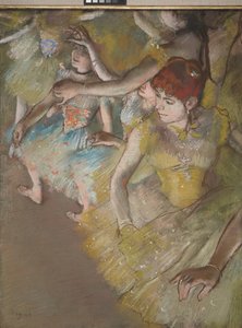 Ballettdansere på scenen av Edgar Degas