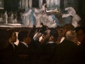 Ballett av Robert djevelen (detalj). 1871-1872. Olje på lerret. av Edgar Degas