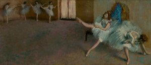 Før balletten av Edgar Degas
