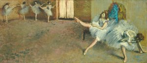 Før balletten av Edgar Degas