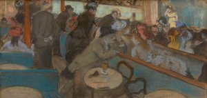 Kafékonsert (The Spectators) av Edgar Degas