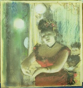Kafé-konsertsanger, ca. 1878 av Edgar Degas