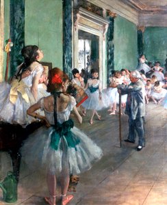 Dansekurs, 1874 av Edgar Degas