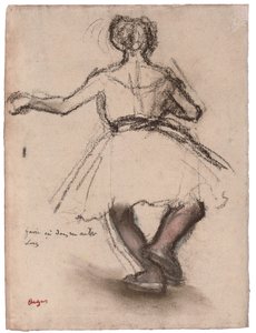 Danser, bakfra, av Edgar Degas
