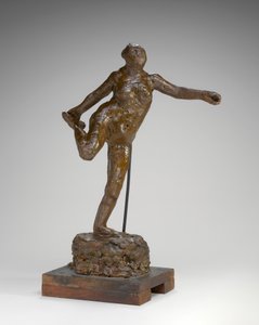 Danser holder høyre fot i høyre hånd av Edgar Degas