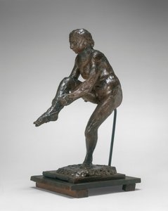 Danser tar på seg strømpen, 1890-tallet 1911. av Edgar Degas