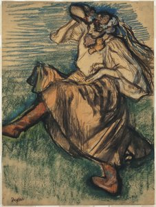 Danserinne i ukrainsk drakt av Edgar Degas