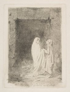 Dante og Virgil, 1857. av Edgar Degas