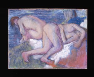 To kvinner som bader To kvinner som bader, ca. 1895. av Edgar Degas
