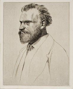 Edouard Manet, byst-lengde portrett av Edgar Degas