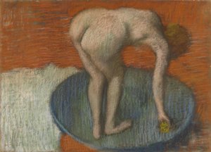 Kvinne i badekar av Edgar Degas