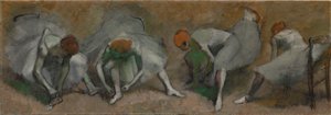 Frise av dansere, ca. 1895. av Edgar Degas