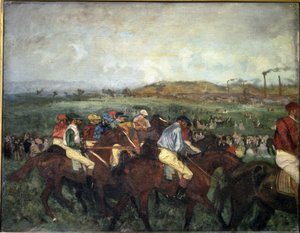 Gentlemen rase. Før avreise, 1862 av Edgar Degas