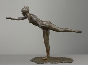 Grand Arabesque, andre gang, modellert ca. 1880-tallet, støpt 1919-21 av Edgar Degas