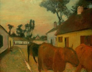 Retur av flokken av Edgar Degas