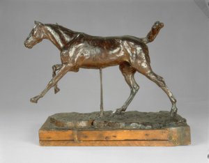 Hest galopperende på høyre fot, slutten av 1880-tallet. av Edgar Degas