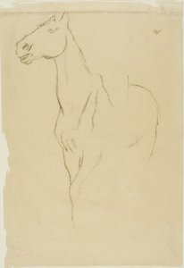 Hest vendte seg til tre fjerdedeler av Edgar Degas